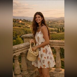 Anthropologie NWT Malai x Antropologie Capri Mini Dress size L.